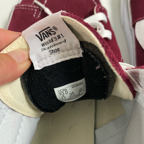 Vans off the wall high top sneaker men SZ 10 - Picture 10 of 10